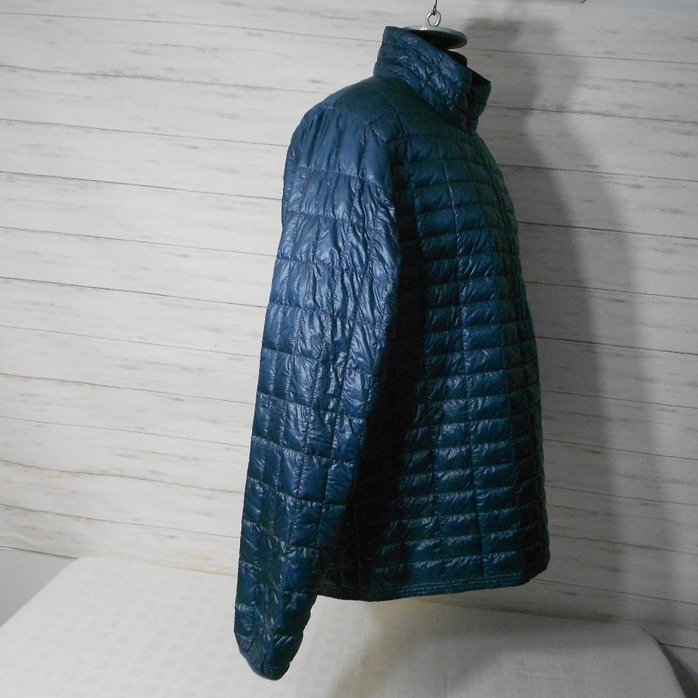 Patagonia Blue Puffer Pullover 1/2 Zip Jacket Mens Sz. XL GOOSE DOWN ULTRA LIGHT - Picture 11 of 15
